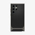 ACS05626 - Galaxy S23 Ultra Case Neo Hybrid in black showing the back